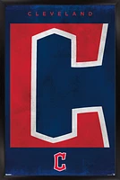 Cleveland Guardians 24" x 36" Framed Poster