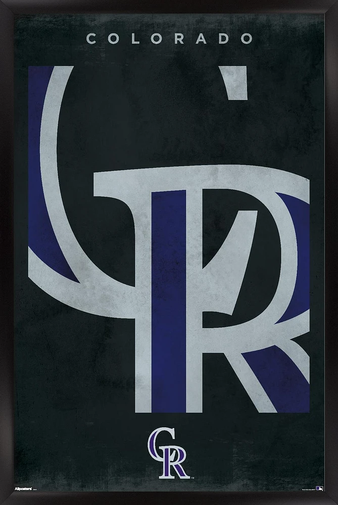 Colorado Rockies 24" x 36" Framed Poster