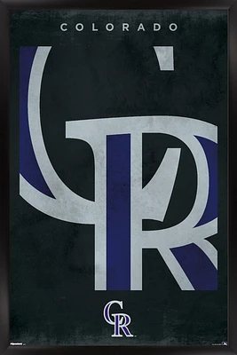 Colorado Rockies 24" x 36" Framed Poster