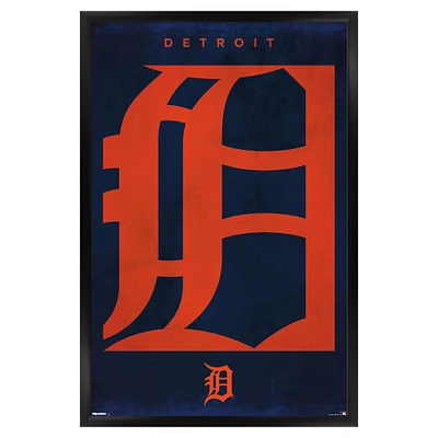 Detroit Tigers 24" x 36" Framed Poster