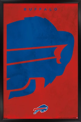 Buffalo Bills 24" x 36" Framed Poster