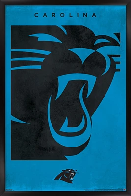 Carolina Panthers 24" x 36" Framed Poster