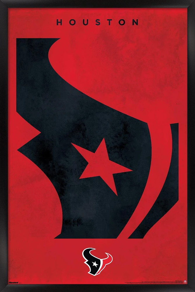 Houston Texans 24" x 36" Framed Poster