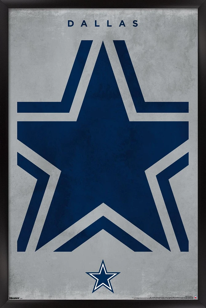 Dallas Cowboys 24" x 36" Framed Poster