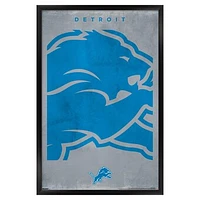 Detroit Lions 24" x 36" Framed Poster