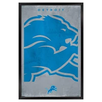 Detroit Lions 24" x 36" Framed Poster