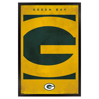 Green Bay Packers 24" x 36" Framed Poster