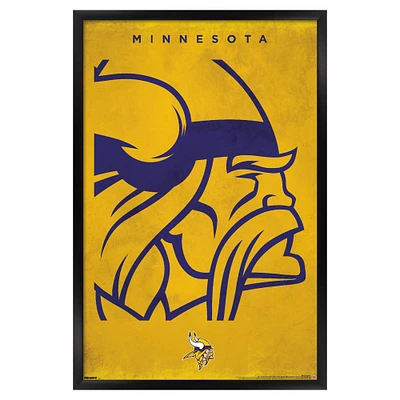 Minnesota Vikings 24" x 36" Framed Poster