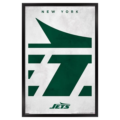 New York Jets 24" x 36" Framed Poster