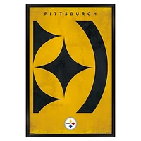 Pittsburgh Steelers 24" x 36" Framed Poster