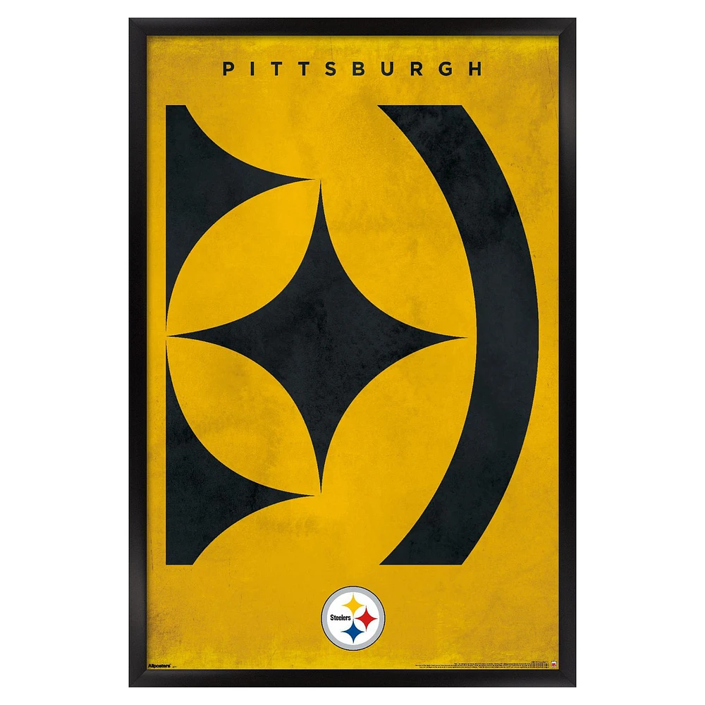 Pittsburgh Steelers 24" x 36" Framed Poster