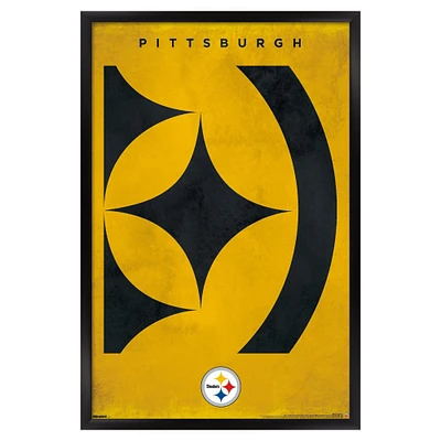 Pittsburgh Steelers 24" x 36" Framed Poster