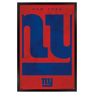 New York Giants 24" x 36" Framed Poster