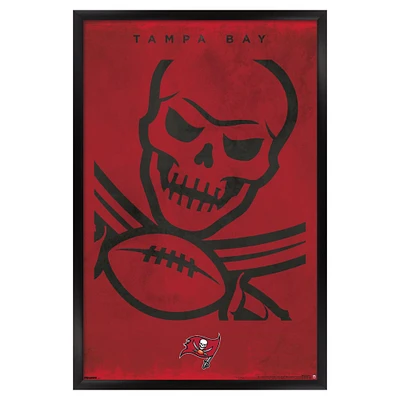 Tampa Bay Buccaneers 24" x 36" Framed Poster