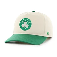 Men's '47 Cream/Kelly Green Boston Celtics Roscoe Hitch Adjustable Hat