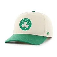 Men's '47 Cream/Kelly Green Boston Celtics Roscoe Hitch Adjustable Hat