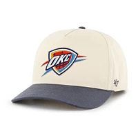 Men's '47 Cream/Navy Oklahoma City Thunder Roscoe Hitch Adjustable Hat