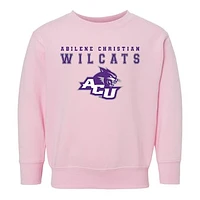 Toddler Chad & Jake Pink Abilene Christian University Wildcats Varsity Design Pullover Sweatshirt