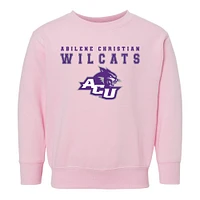 Toddler Chad & Jake Pink Abilene Christian University Wildcats Varsity Design Pullover Sweatshirt