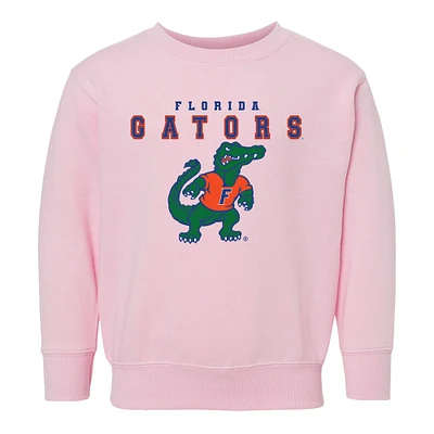 Toddler Chad & Jake Pink Florida Gators Varsity Design Pullover Sweatshirt
