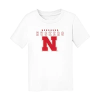 Infant Chad & Jake White Nebraska Huskers Varsity Design T-Shirt