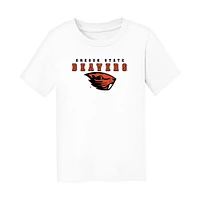Infant Chad & Jake White Oregon State Beavers Varsity Design T-Shirt