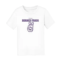 Infant Chad & Jake White TCU Horned Frogs Varsity Design T-Shirt
