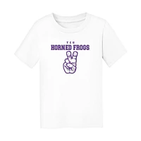 Infant Chad & Jake White TCU Horned Frogs Varsity Design T-Shirt
