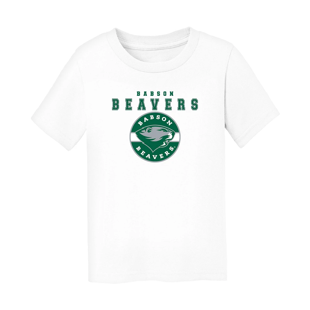 Infant Chad & Jake White Babson Beavers Varsity Design T-Shirt