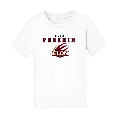 Toddler Chad & Jake White Elon Phoenix Varsity Design T-Shirt