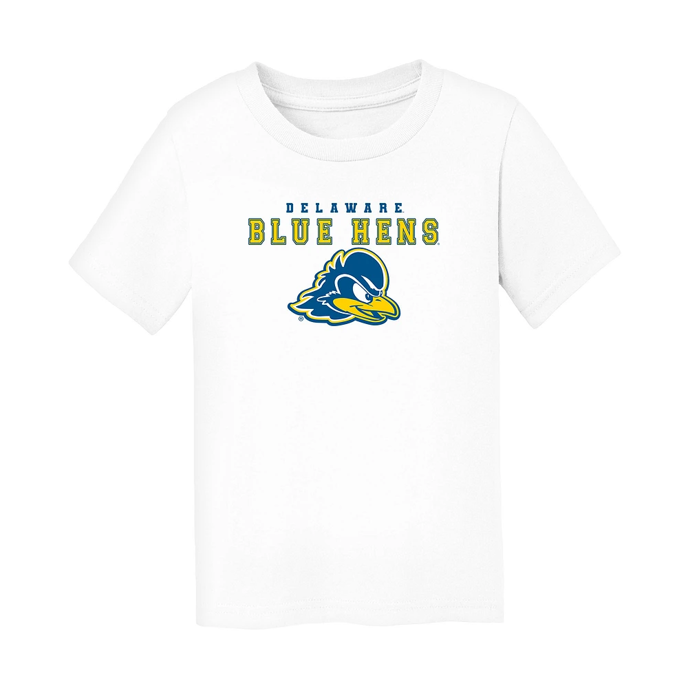 Toddler Chad & Jake White Delaware Fightin' Blue Hens Varsity Design T-Shirt