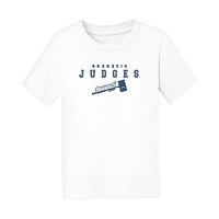 Toddler Chad & Jake White Brandeis University Judges Varsity Design T-Shirt