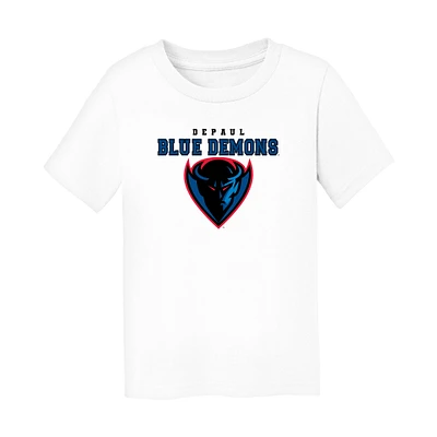 Toddler Chad & Jake White DePaul Blue Demons Varsity Design T-Shirt