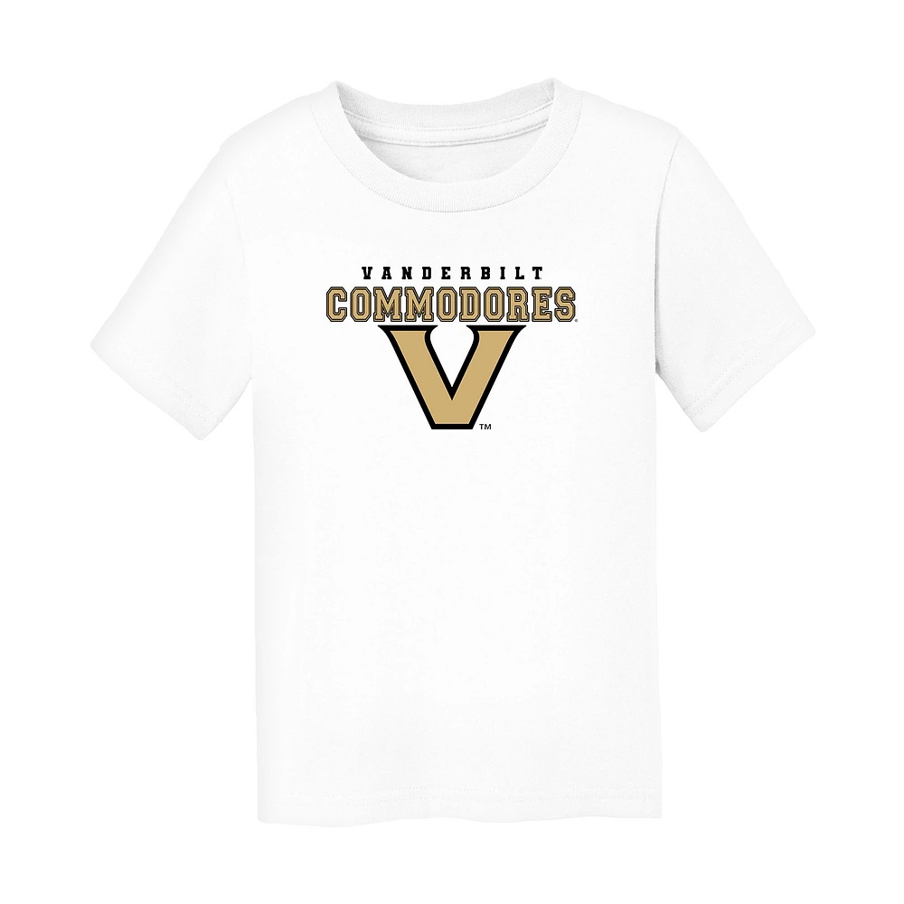 Toddler Chad & Jake White Vanderbilt Commodores Varsity Design T-Shirt