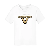 Toddler Chad & Jake White Vanderbilt Commodores Varsity Design T-Shirt