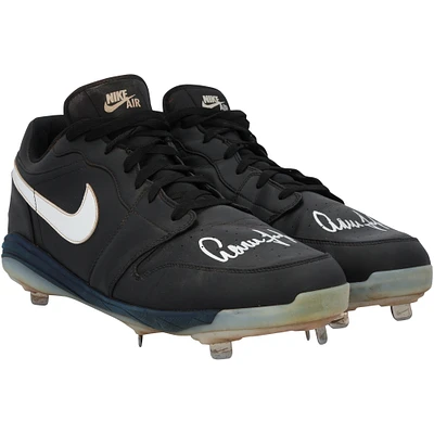 Aaron Judge New York Yankees Autographed Game-Used Black Jordan Brand Cleats from the 2024 MLB Season