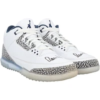 Aaron Judge New York Yankees Autographed Player-Worn /Navy Jordan Brand Shoes from the 2024 MLB Season