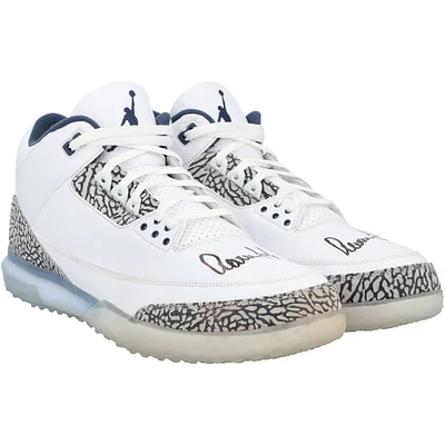 Aaron Judge New York Yankees Autographed Player-Worn /Navy Jordan Brand Shoes from the 2024 MLB Season