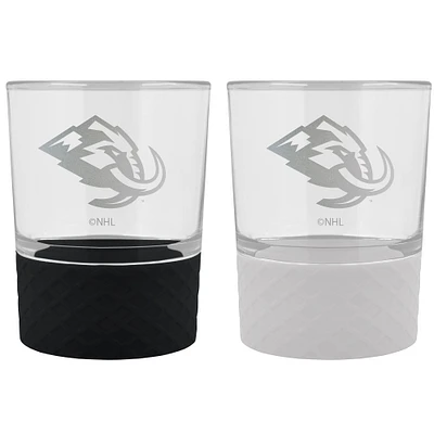 Utah Mammoth Two-Piece 12oz. Commissioner Rocks Glass Set