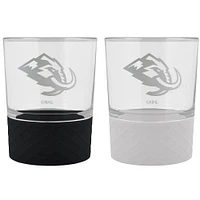 Utah Mammoth Two-Piece 12oz. Commissioner Rocks Glass Set