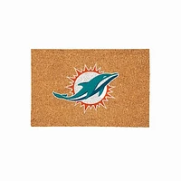 Miami Dolphins 24" x 36" Outdoor Team Logo Coir Mat