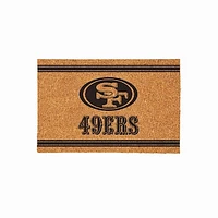 San Francisco 49ers 24" x 36" Outdoor Monochrome Team Logo Coir Mat