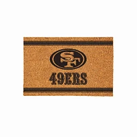 San Francisco 49ers 24" x 36" Outdoor Monochrome Team Logo Coir Mat
