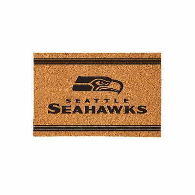 Seattle Seahawks 24" x 36" Outdoor Monochrome Team Logo Coir Mat