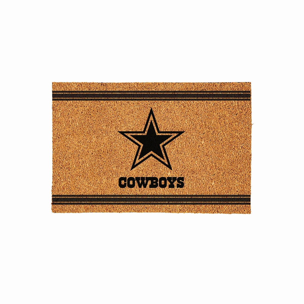 Dallas Cowboys 24" x 36" Outdoor Monochrome Team Logo Coir Mat