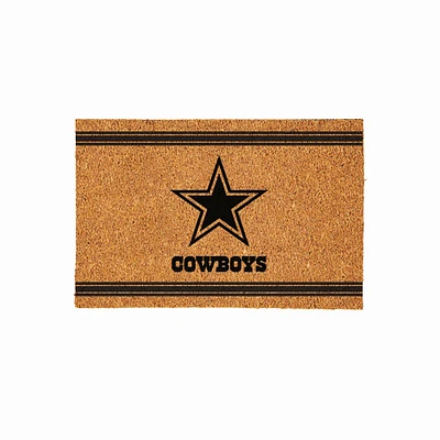 Dallas Cowboys 24" x 36" Outdoor Monochrome Team Logo Coir Mat