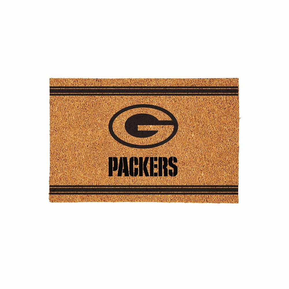 Green Bay Packers 24" x 36" Outdoor Monochrome Team Logo Coir Mat