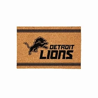 Detroit Lions 24" x 36" Outdoor Monochrome Team Logo Coir Mat