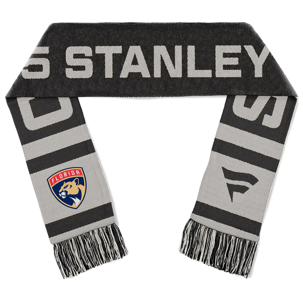 Fanatics Gray Florida Panthers 2025 Stanley Cup Champions Locker Room Scarf