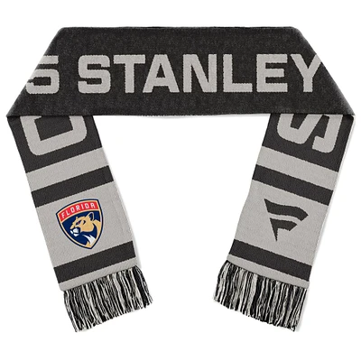 Fanatics Gray Florida Panthers 2025 Stanley Cup Champions Locker Room Scarf